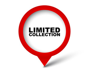 red vector banner limited colection