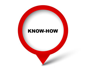 red vector banner know how