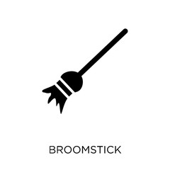 Broomstick icon. Broomstick symbol design from Fairy tale collection.