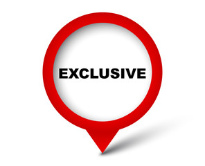 red vector banner exclusive