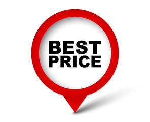 red vector banner best price