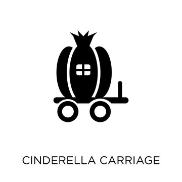 Cinderella carriage icon. Cinderella carriage symbol design from Fairy tale collection.