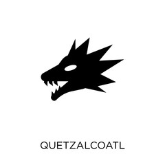 Quetzalcoatl icon. Quetzalcoatl symbol design from Fairy tale collection.