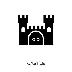 Castle icon. Castle symbol design from Fairy tale collection.