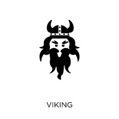 Viking icon. Viking symbol design from Fairy tale collection.