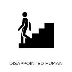 disappointed human icon. disappointed human symbol design from Feelings collection.