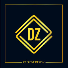 Obraz premium Initial Letter DZ Logo Template Design