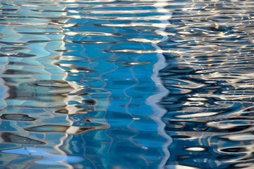 Water blue surface waves background