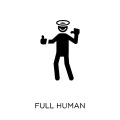 full human icon. full human symbol design from Feelings collection.
