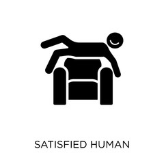 satisfied human icon. satisfied human symbol design from Feelings collection.