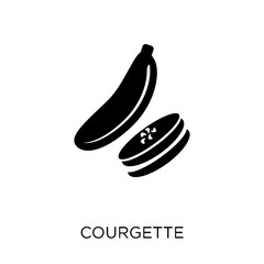 Courgette icon. Courgette symbol design from Fruit and vegetables collection.