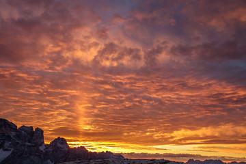 Brennender Himmel