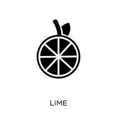 Lime icon. Lime symbol design from Fruit and vegetables collection.