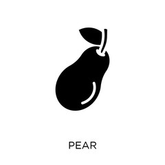 Pear icon. Pear symbol design from Fruit and vegetables collection.