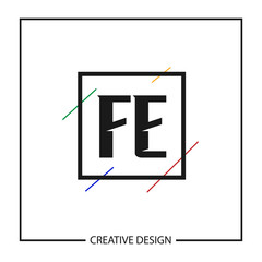 Initial Letter Logo FE Template Design