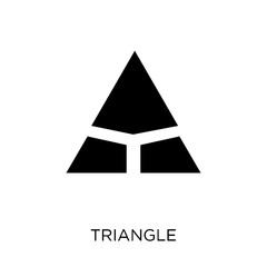 Triangle icon. Triangle symbol design from Geometry collection.