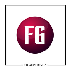 Obraz premium Initial Letter Logo FG Template Design