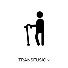 Transfusion icon. Transfusion symbol design from Health and medical collection.