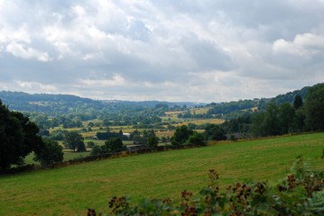 Fototapeta premium Colors of summer in the heart of England. Some rural views of Belper surroundings.