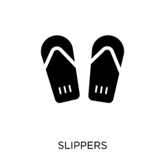 Slippers icon. Slippers symbol design from Hotel collection.