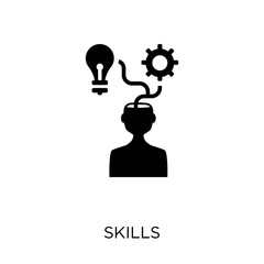 Skills icon. Skills symbol design from Human resources collection. Simple element vector illustration. Can be used in web and mobile.