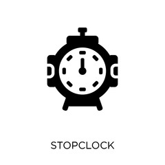 Stopclock icon. Stopclock symbol design from Time managemnet collection. Simple element vector illustration. Can be used in web and mobile.