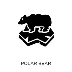 Polar bear icon. Polar bear symbol design from Animals collection.
