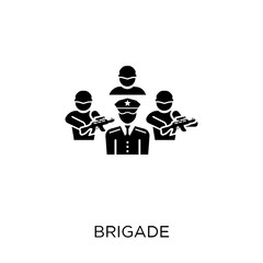 brigade icon. brigade symbol design from Army collection. Simple element vector illustration. Can be used in web and mobile.