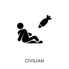 civilian icon. civilian symbol design from Army collection. Simple element vector illustration. Can be used in web and mobile.