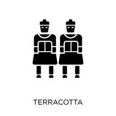 Terracotta icon. Terracotta symbol design from Army collection. Simple element vector illustration. Can be used in web and mobile.