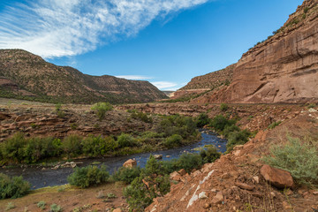 san miguel river colorado dirty water enviroment mesas and mountains