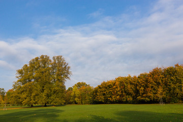 autumn in a park north of Copenhagen