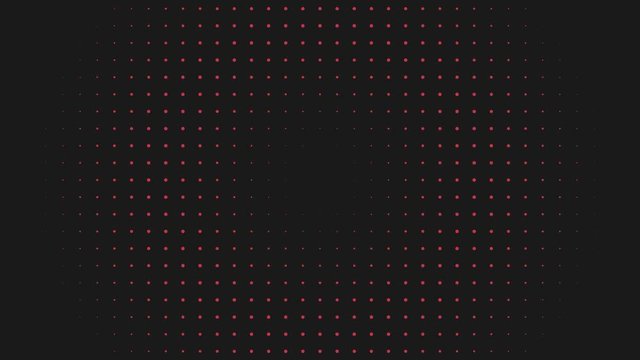 Abstract background digital dot loop red gray