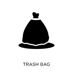 trash bag icon. trash bag symbol design from Cleaning collection.