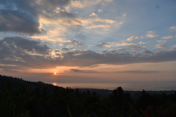 Sunset in Lovina