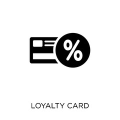 Loyalty card icon. Loyalty card symbol design from Ecommerce collection.