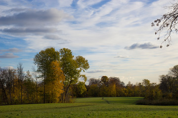 autumn in a park north of Copenhagen