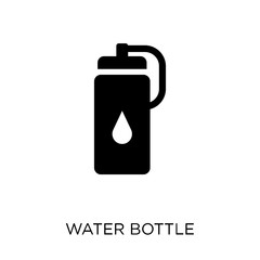 Water bottle icon. Water bottle symbol design from Gym and fitness collection.
