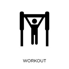Workout icon. Workout symbol design from Gym and fitness collection.