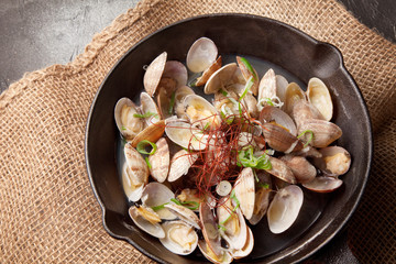 アサリの酒蒸し