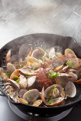 アサリの酒蒸し