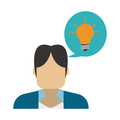 Man talking of idea