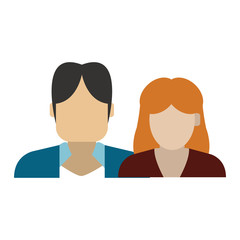 Couple avatar faceless