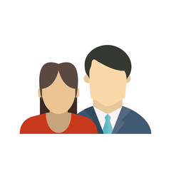 Couple avatar faceless