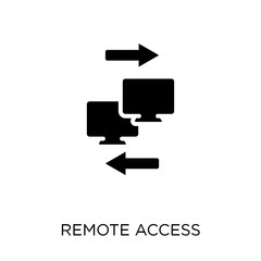 Remote access icon. Remote access symbol design from Networking collection. - 230002901