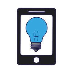 Smartphone with bulb light