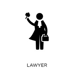 Lawyer icon. Lawyer symbol design from Professions collection.