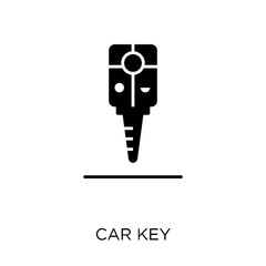 Car key icon. Car key symbol design from Smarthome collection.