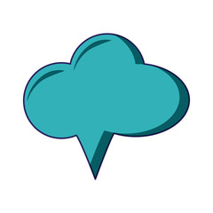 Speech bubble isolated