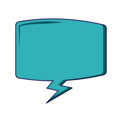 Speech bubble isolated